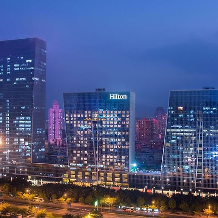 Hilton Shenzhen Futian, Metro Station At Hotel Front Door, Close To Futian Convention & Exhibition Center Bagian luar foto