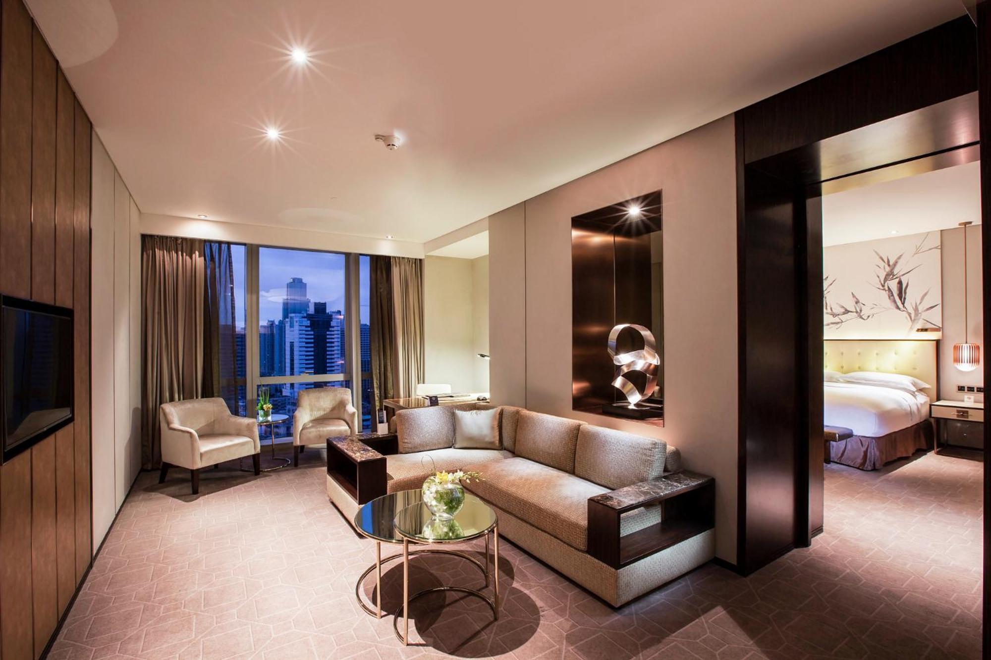 Hilton Shenzhen Futian, Metro Station At Hotel Front Door, Close To Futian Convention & Exhibition Center Bagian luar foto