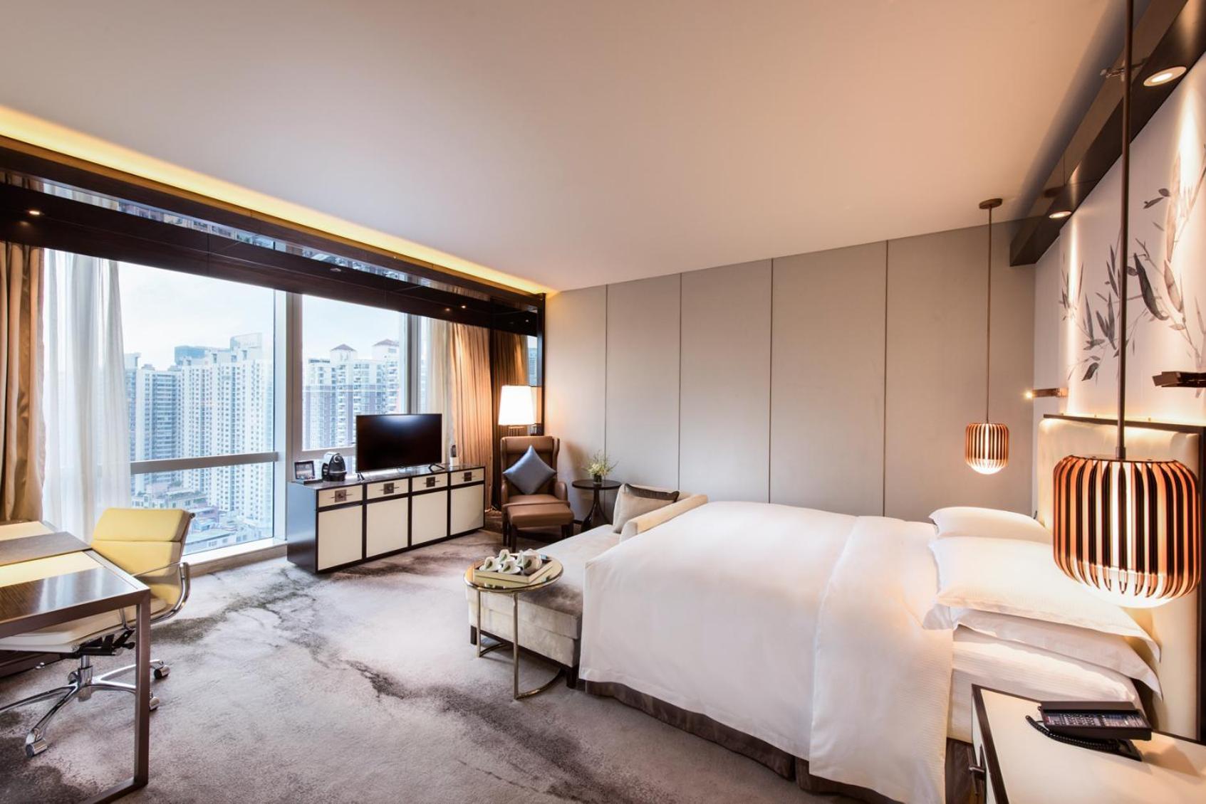 Hilton Shenzhen Futian, Metro Station At Hotel Front Door, Close To Futian Convention & Exhibition Center Bagian luar foto