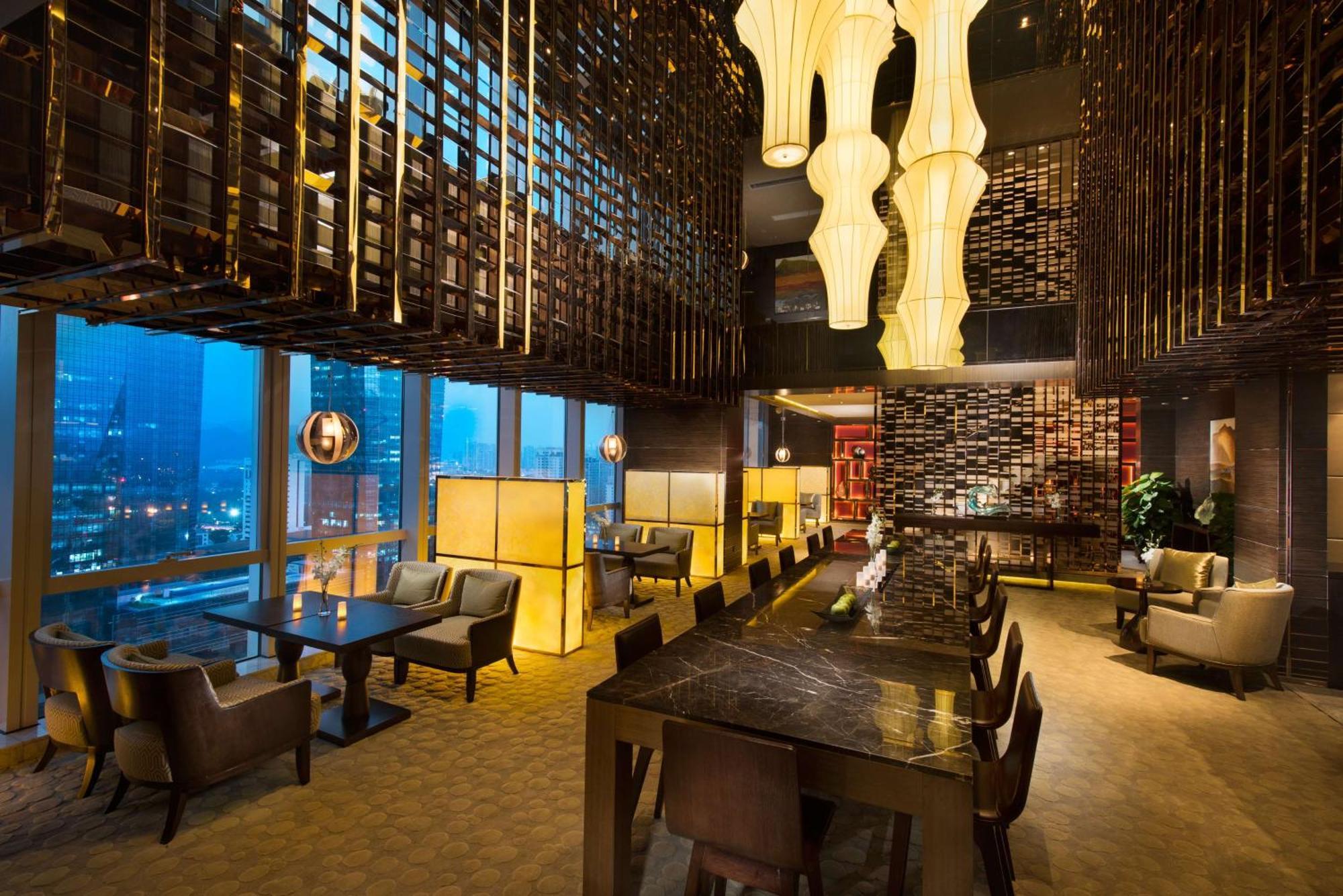 Hilton Shenzhen Futian, Metro Station At Hotel Front Door, Close To Futian Convention & Exhibition Center Bagian luar foto