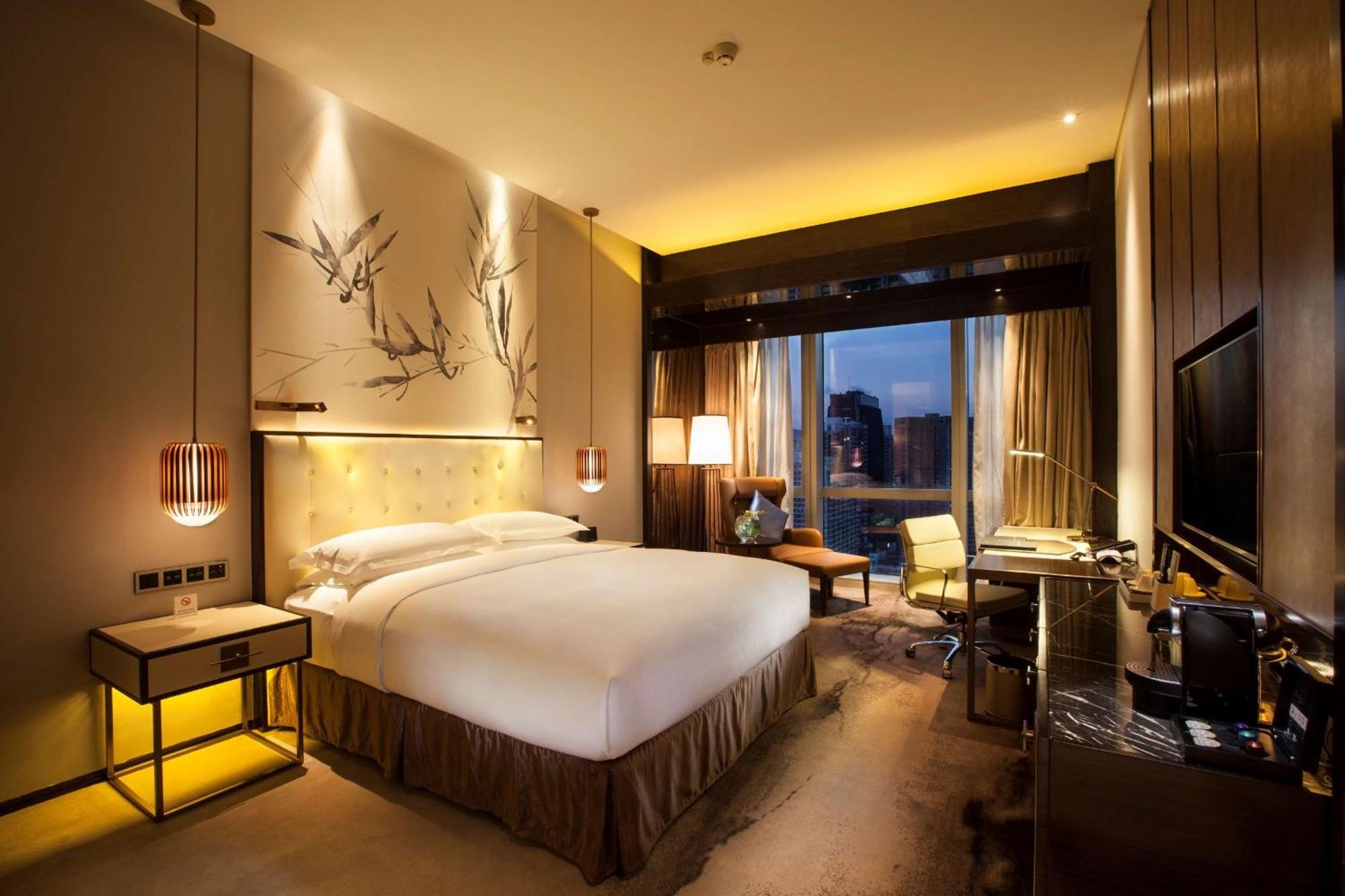 Hilton Shenzhen Futian, Metro Station At Hotel Front Door, Close To Futian Convention & Exhibition Center Bagian luar foto