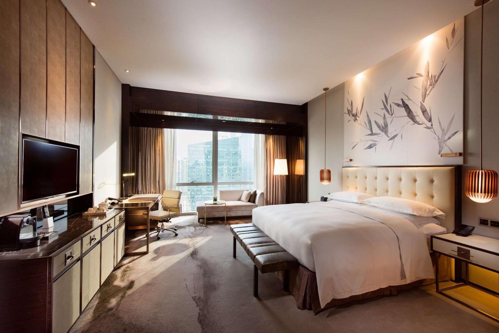 Hilton Shenzhen Futian, Metro Station At Hotel Front Door, Close To Futian Convention & Exhibition Center Bagian luar foto