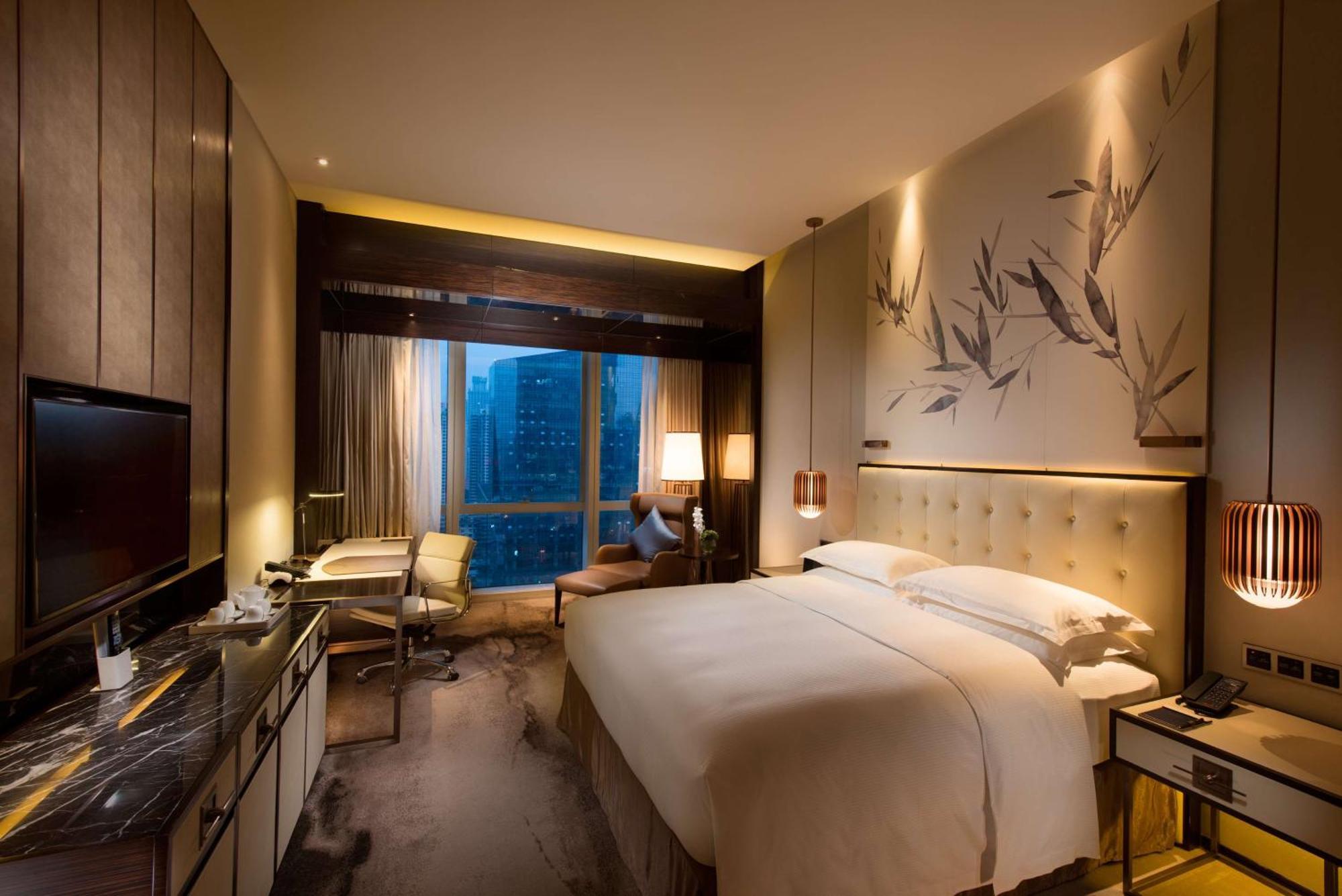 Hilton Shenzhen Futian, Metro Station At Hotel Front Door, Close To Futian Convention & Exhibition Center Bagian luar foto
