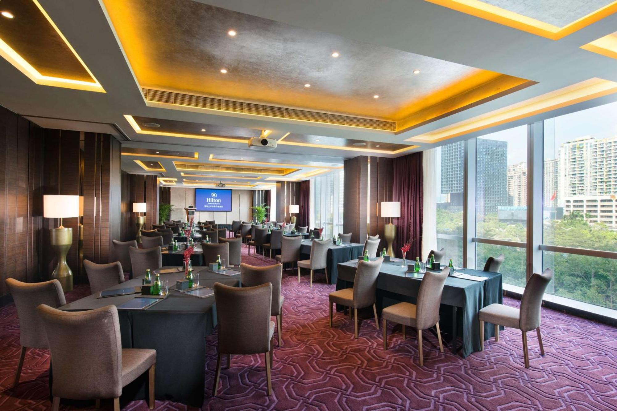 Hilton Shenzhen Futian, Metro Station At Hotel Front Door, Close To Futian Convention & Exhibition Center Bagian luar foto
