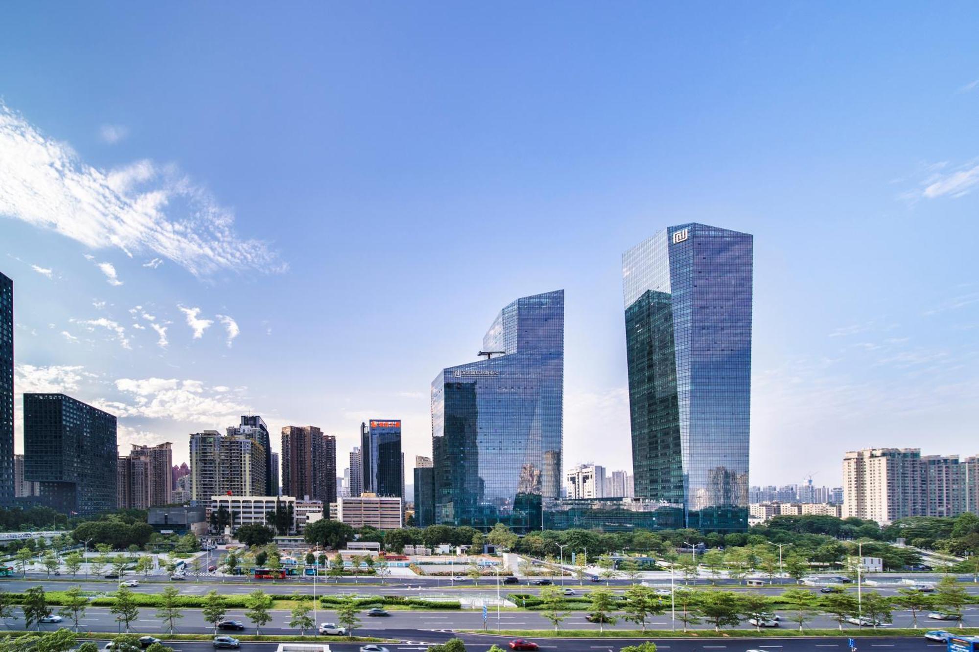 Hilton Shenzhen Futian, Metro Station At Hotel Front Door, Close To Futian Convention & Exhibition Center Bagian luar foto